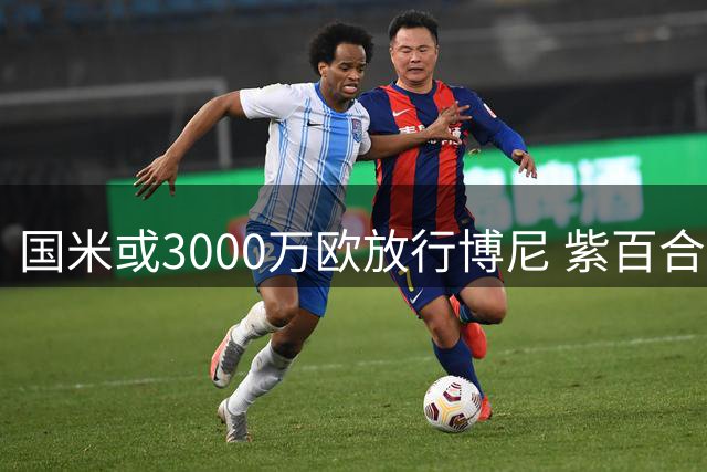 国米或3000万欧放行博尼 紫百合有意引进科特迪瓦射手